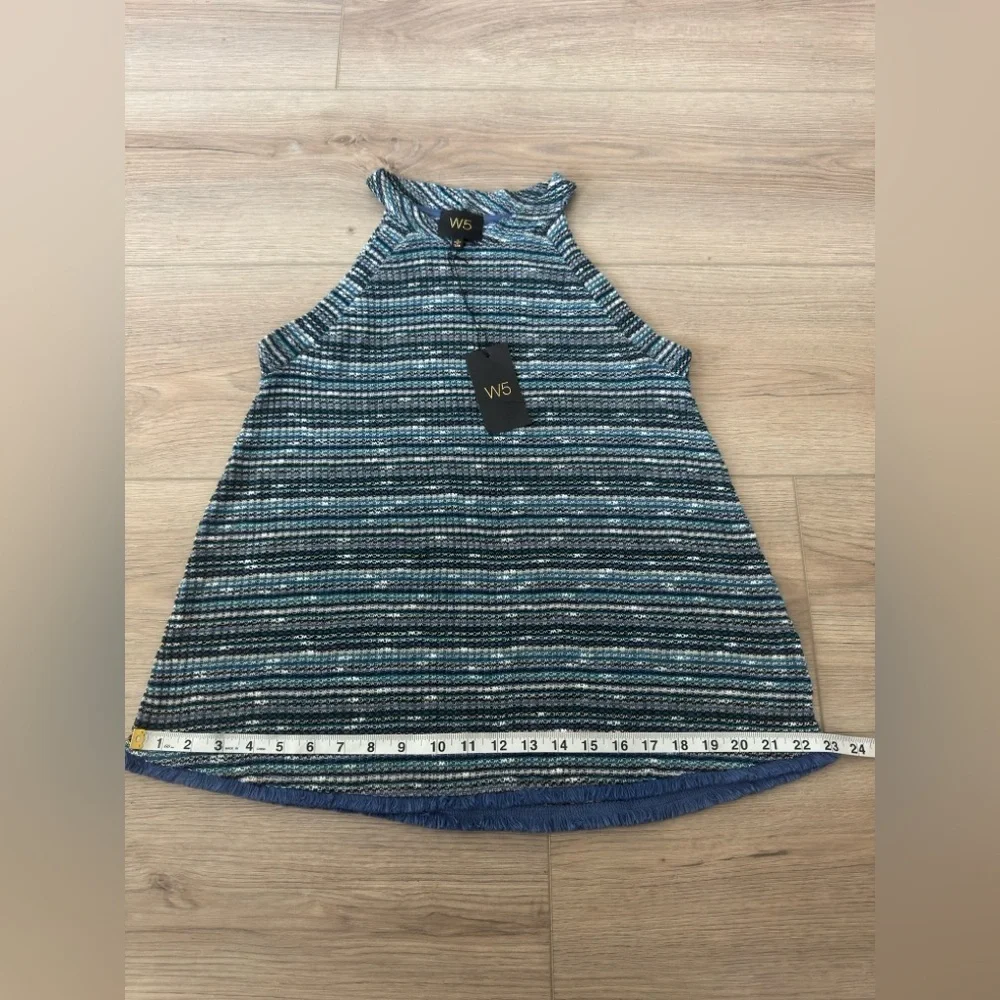 W5 Women's Striped Tank Top - Picture 3 of 7